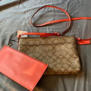 Coach purse with matching wallet